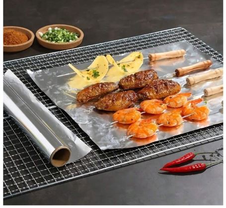 Papier en aluminium jetable - 2000 cm