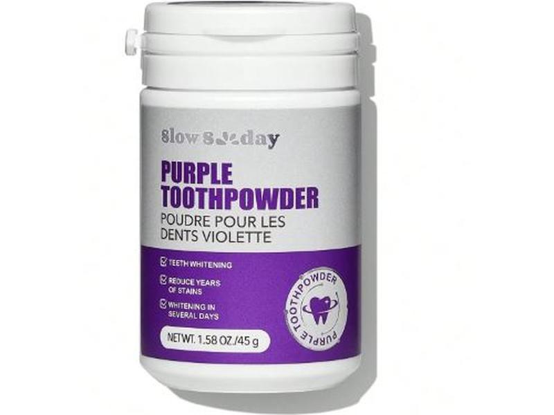 Poudre à dents violette SlowSunday,45g