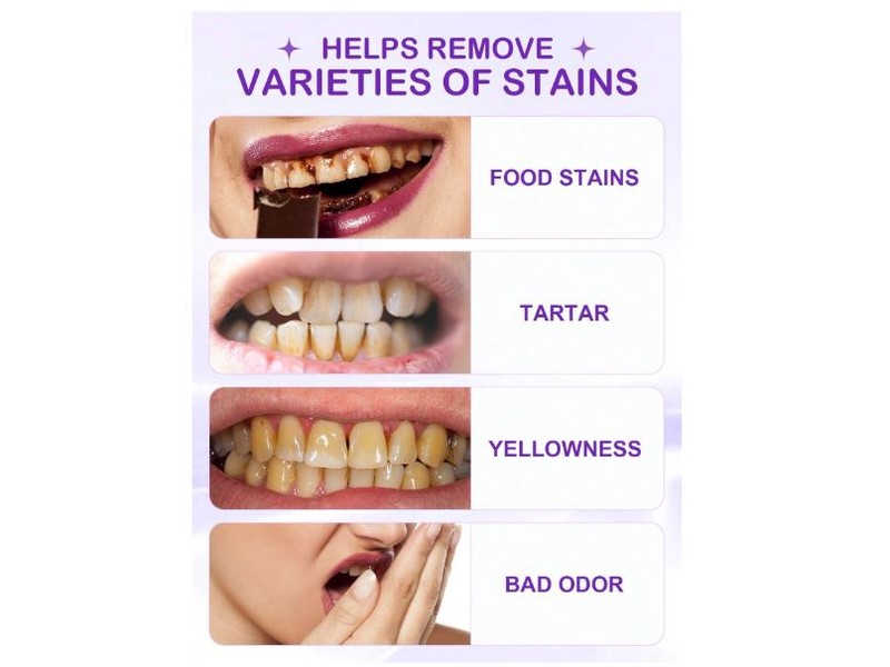 Poudre à dents violette SlowSunday,45g