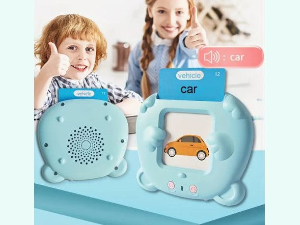 Lecteur de Cartes Audio pour Enfants – Jouet Éducatif avec Dessins Parlants