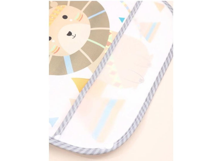 Bavoirs Bébé Manches Longues Imperméables – Lion & Rayures