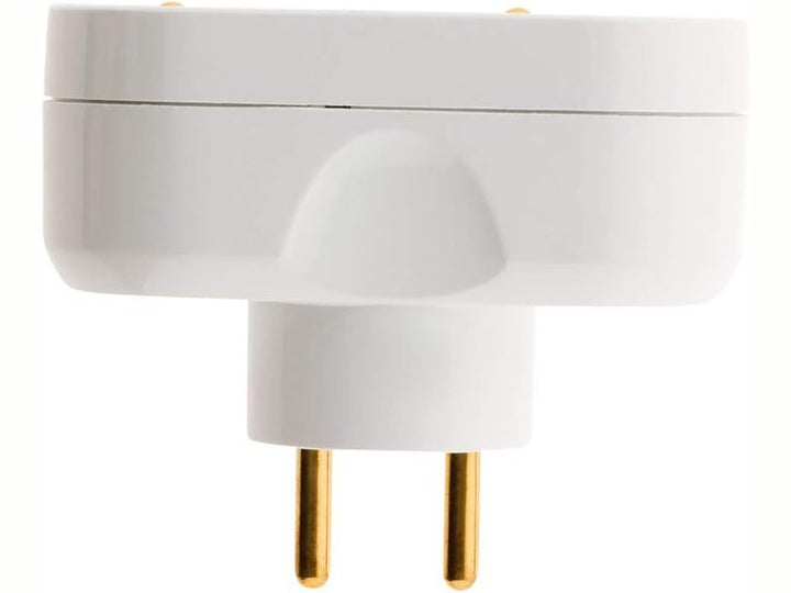 ZENITECH - Multiprise Encastrable Blanche 2 Prises 16A