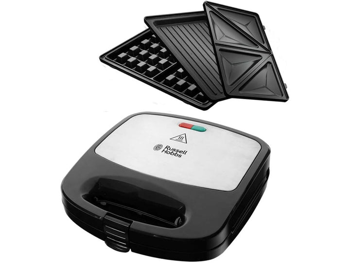 RUSSELL HOBBS FIESTA - Toaster 3 en 1 - Gaufre - Tacos - Croque Monsieur