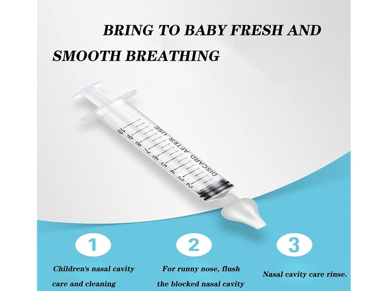 Irrigateur Nasal pour Bébé - Set de Nettoyage Nasal mouche bébé