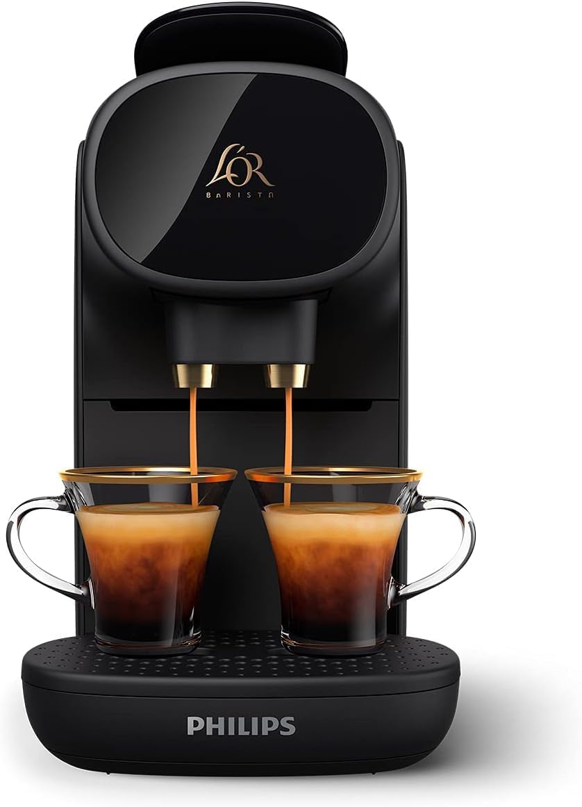 PHILIPS L'OR BARISTA – Cafetière Espresso Capsules Nespresso – Noir