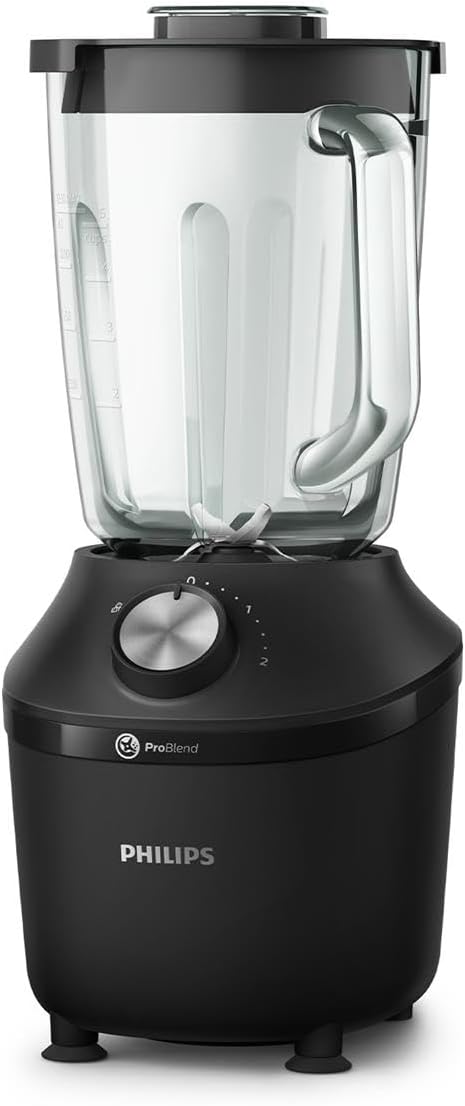 PHILIPS Blender 3000 Series HR2291/41 – 2 vitesses et fonction Pulse