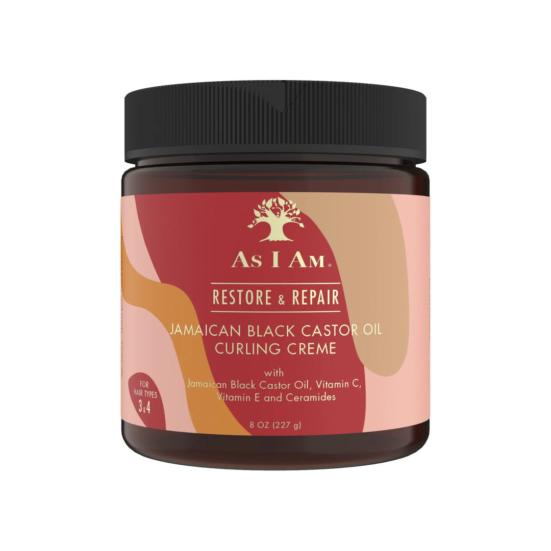 AS I AM - RESTORE AND REPAIR - Crème coiffante Jamaican Black Castor Oil -227g
