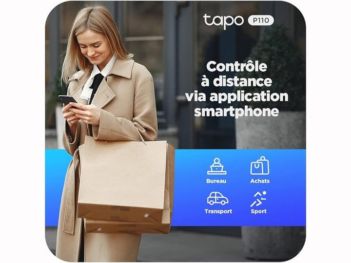 TAPO Prise Connectée WiFi – Contrôle à Distance via Smartphone, Alexa & Google