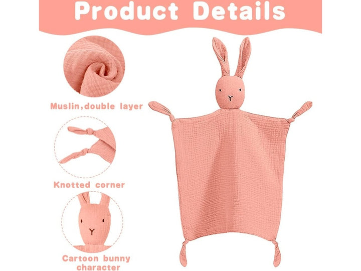 Serviette de Bébé Vicloon, Douce Couverture de Sécurité et Jouet Doudou