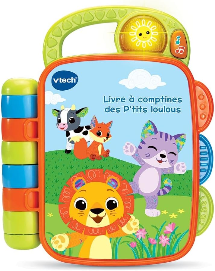 VTECH BABY - Livre Musical Bébé avec Poignée – Comptines – Dès 6 Mois