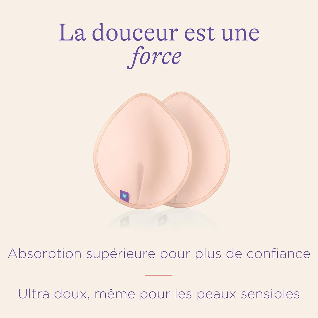 LANSINOH - Coussinets d’Allaitement Lavables 8 pièces – Couleurs Variées