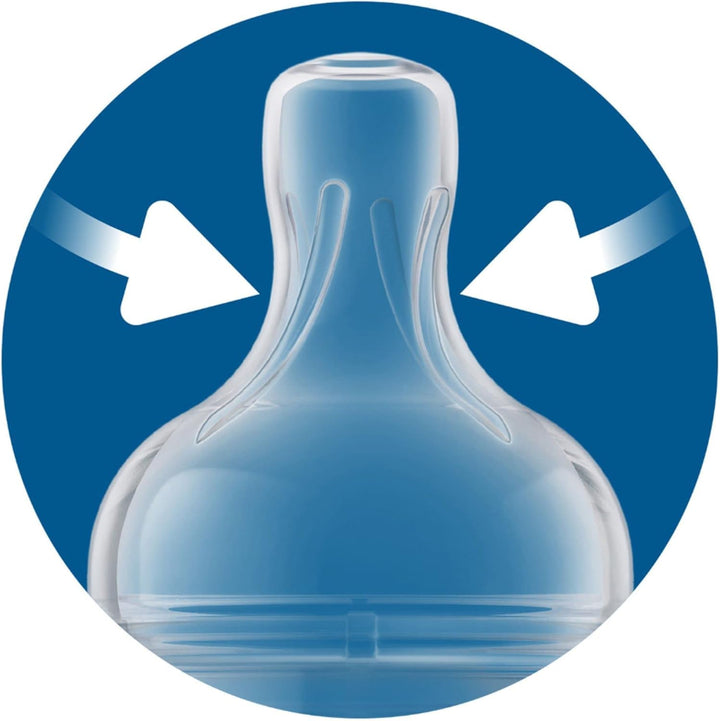 PHILIPS AVENT – Tétines Débit 6 Natural 6M+ 4 Trous (x2)