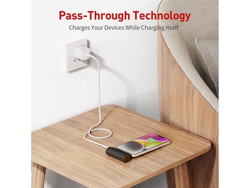 iWALK Mini Power Bank 3350mAh – Charge Rapide Compatible iPhone