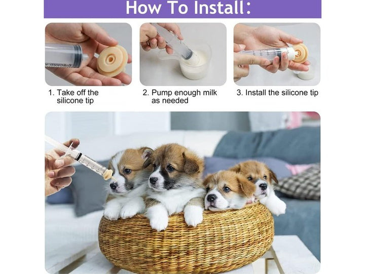 Seringue Alimentaire en Silicone pour Petits Animaux - Taille S