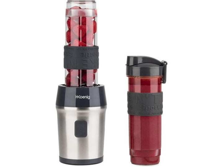 H.KOENIG - Blender Smoothie Portable – 300W avec 2 Bouteilles - 570ML