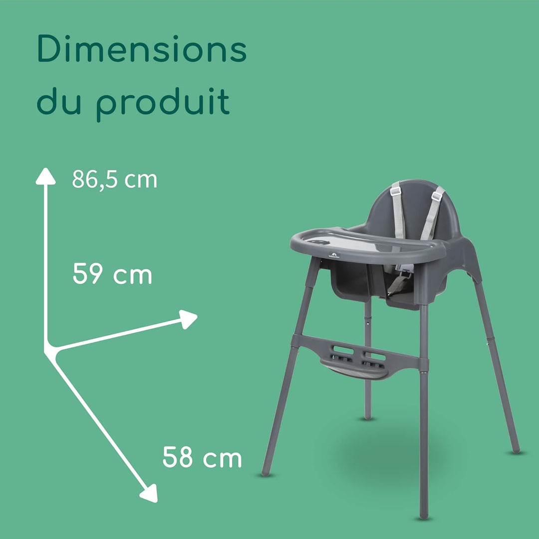 Bébéconfort Meely - Chaise haute évolutive 2-en-1 – de 6 mois à 3 ans