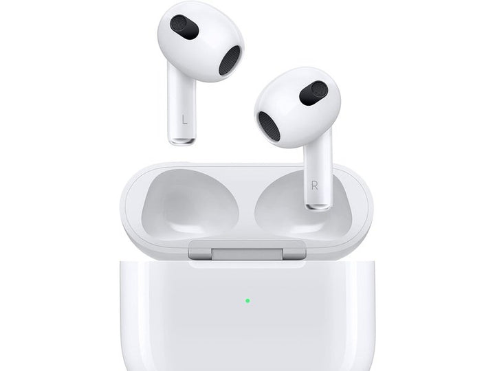 Écouteurs Apple AirPods (3e génération) en blanc avec étui de recharge