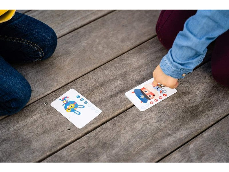 La Bataille des Animaux - Jeu de Cartes Simplifié - A Jouer en Famille - Idéal Pour des Enfants