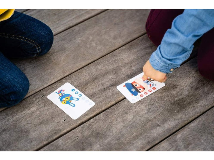 La Bataille des Animaux - Jeu de Cartes Simplifié - A Jouer en Famille - Idéal Pour des Enfants
