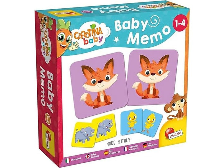 Lisciani - Baby Memo - Jeu Educatif de mémoire pour enfant