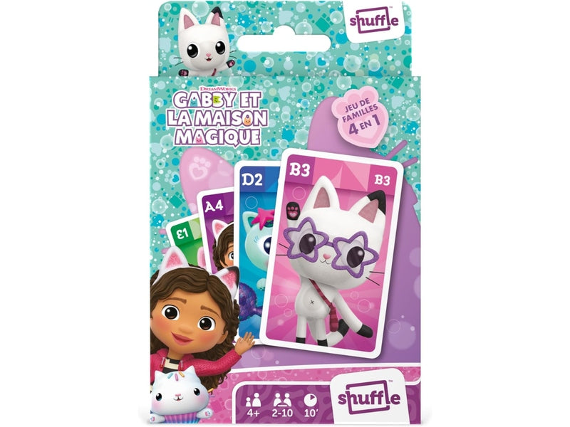 Shuffle – Gabby et la maison magique-  Jeu de Cartes Enfants & Famille