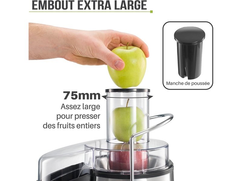 Twinzee - Extracteur de Jus - Puissant et Pratique