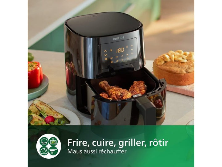 PHILIPS ESSENTIAL - Airfryer séries 3000, 4,1 L, jusqu'à 4 portions