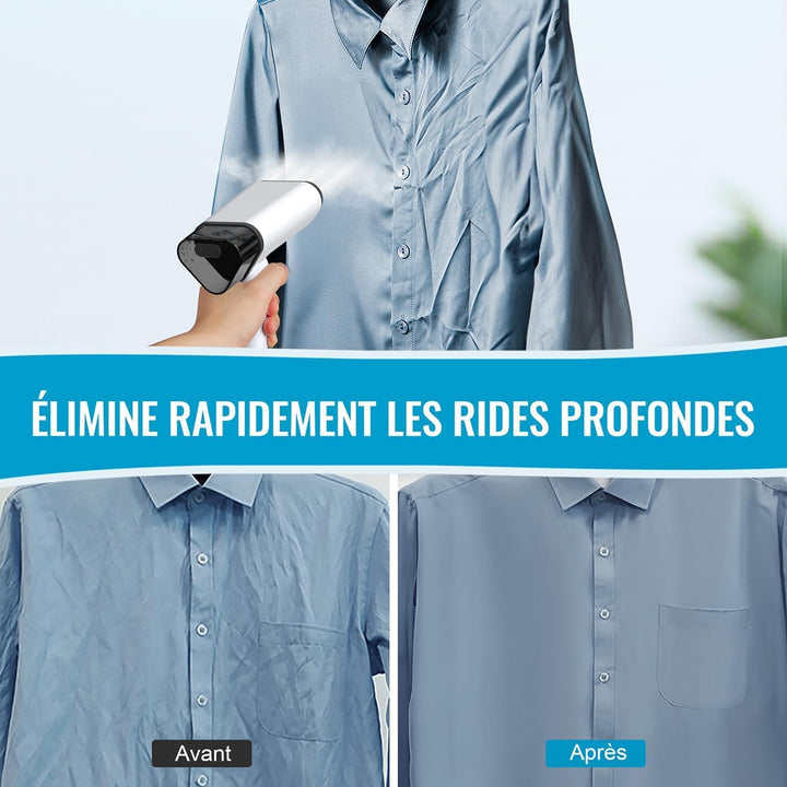 RAELUNYI - Défroisseur Vapeur – Léger, Pliable & Tous Tissus