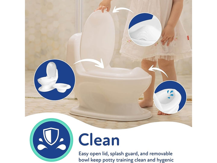 Pot Bébé NUBY Dr. Talbot’s – Avec Son de Chasse, Couleur Blanche