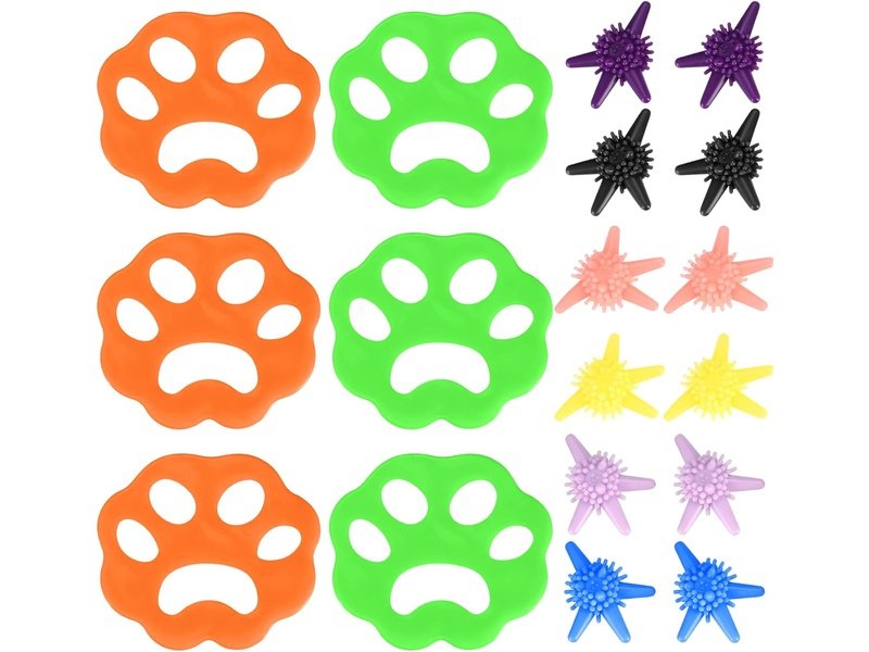 DIUJH44Y-Anti Poil Machine à Laver avec Boules de Lessive