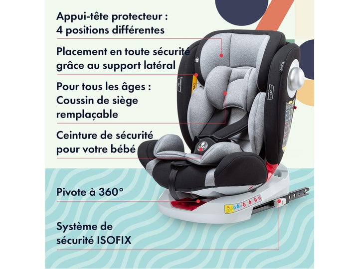 BABIFY - Siège Evolutif pour Enfants Onboard - (0-12 ans)