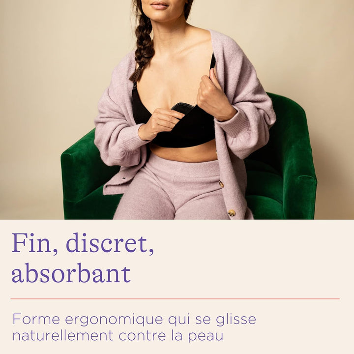 LANSINOH - Coussinets d’Allaitement Lavables 8 pièces – Couleurs Variées