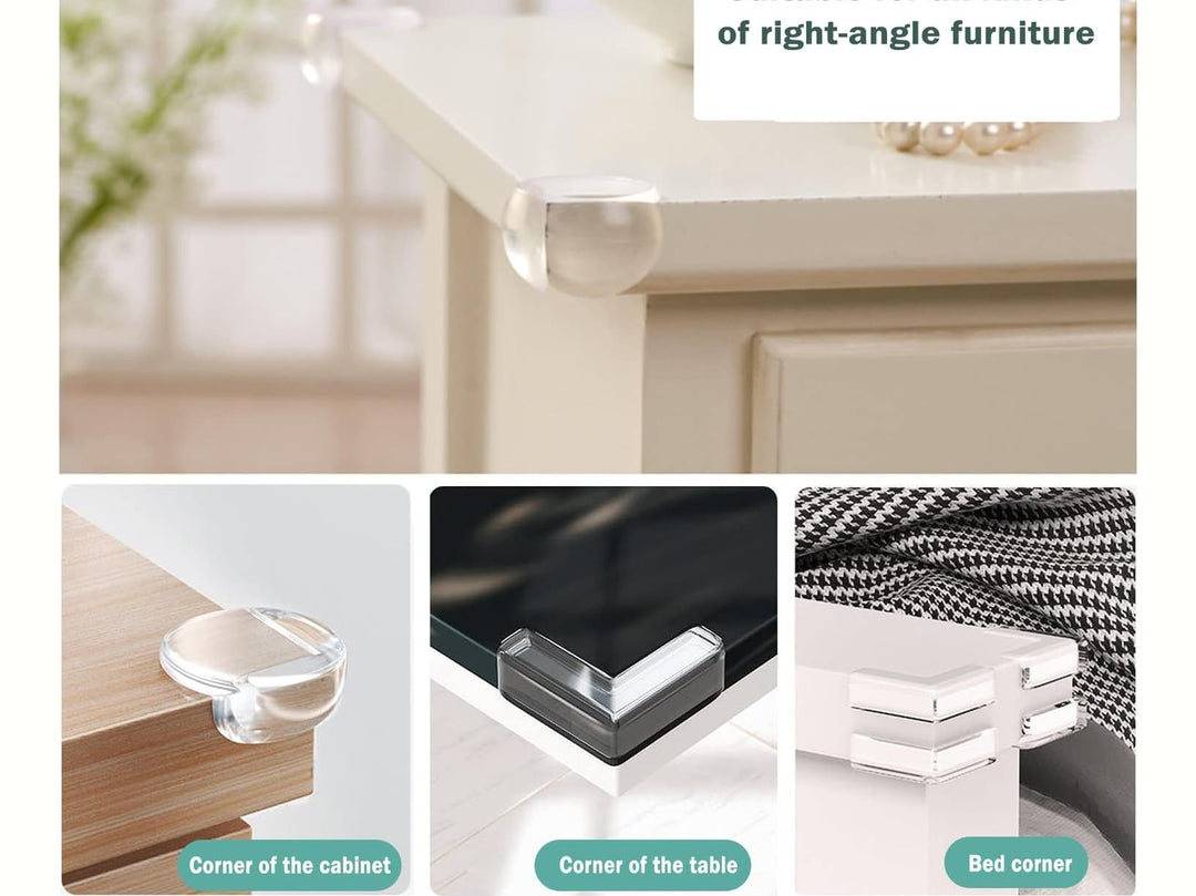 Lot de 20 PCS – Protège-Coin de Table Bébé avec Colle Améliorée