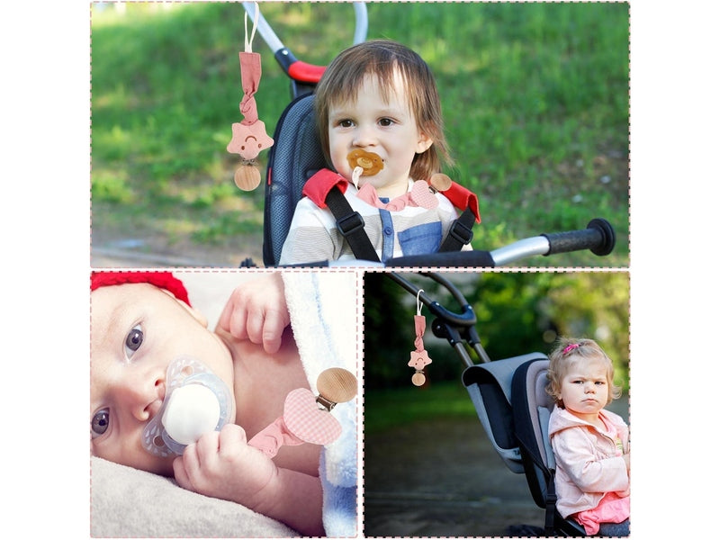 Attache Sucette Tissu – Motif Multicolore, Adorable & Pratique