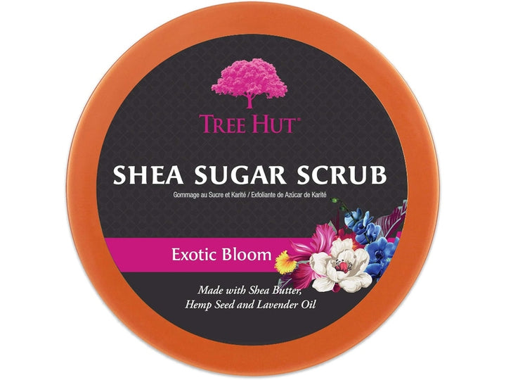 Tree Hut - Gommage au sucre de karité, Senteur Exotic Bloom - 510 g