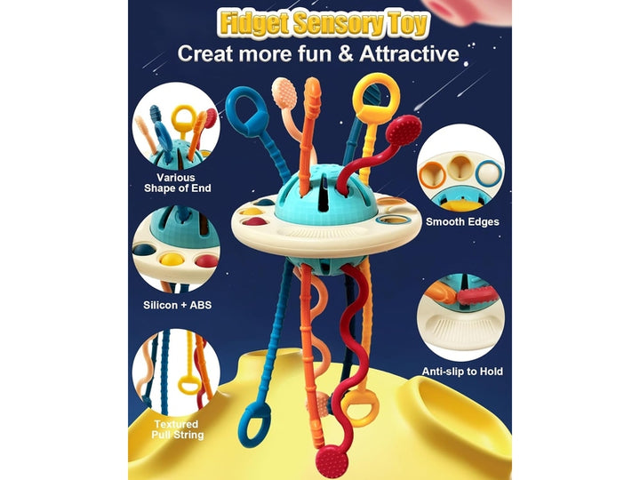 Montessori - Jouet  d'Éveil en Silicone - Pour Bébé de 1 an