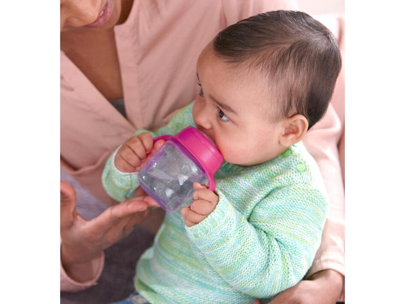 PHILIPS AVENT – Gobelet Silicone Bec Verseur Anti-Goutte 260ml Rose 9M+