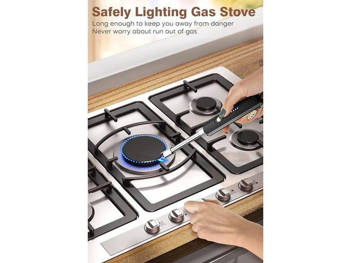 Briquet rechargeable à arc électrique couleur gris anthracite