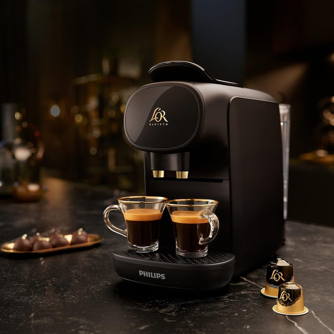 PHILIPS L'OR BARISTA – Cafetière Espresso Capsules Nespresso – Noir