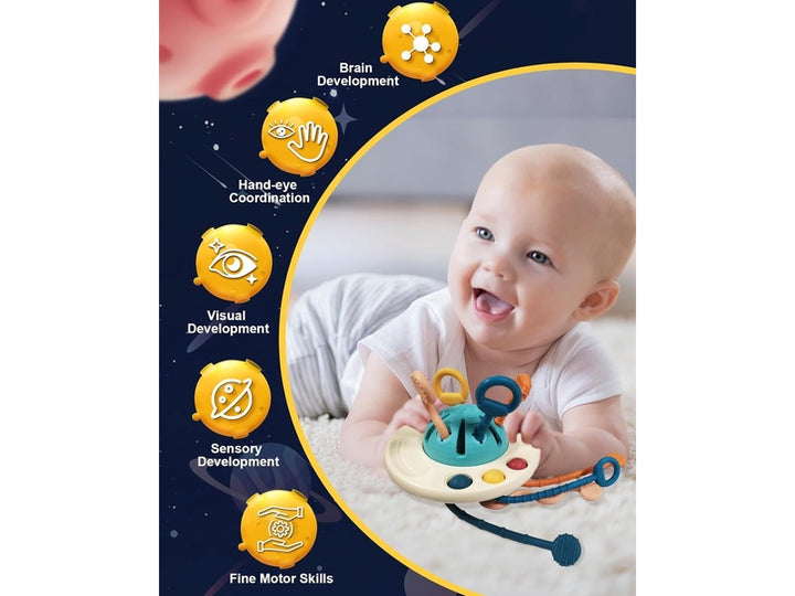 Montessori - Jouet  d'Éveil en Silicone - Pour Bébé de 1 an