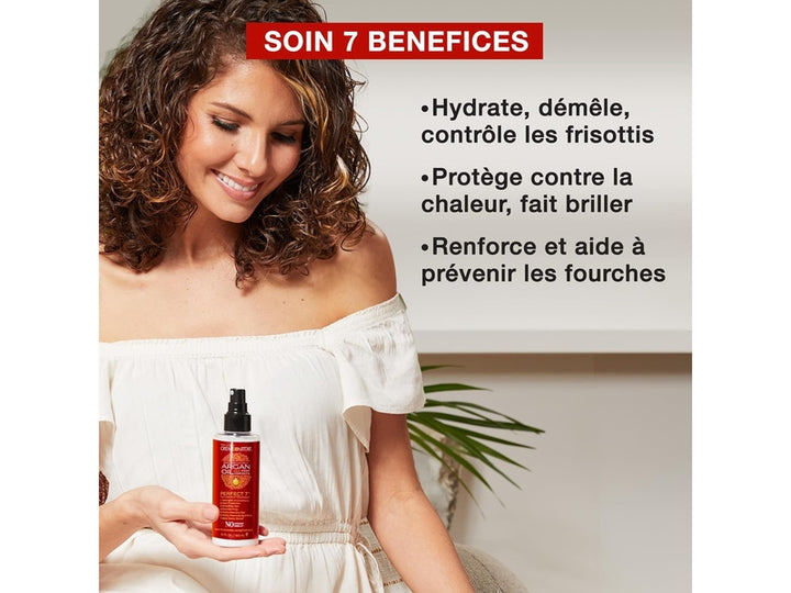 CREME OF NATURE - Argan Oil - Leave-in - Spray Cheveux 7 bénéfices en 1 produit - 125 ml