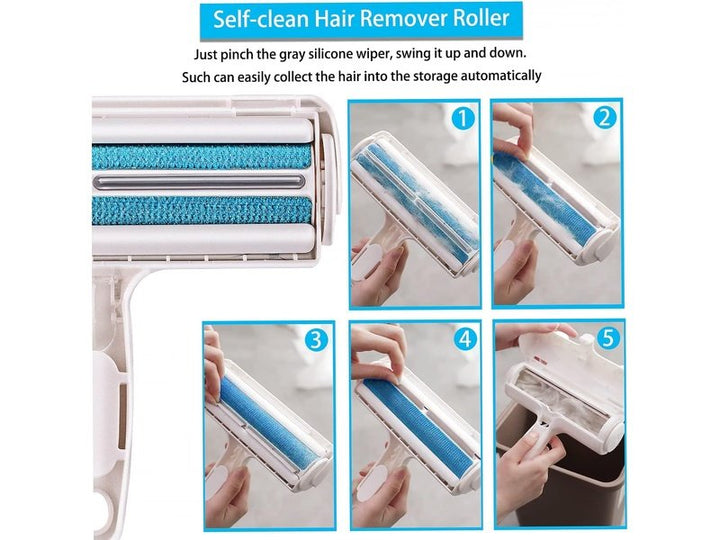 ACE2ACE - Brosse à rouleau pour éliminer les poils d'animaux de compagnie
