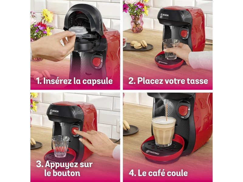 TASSIMO - Machine à café Bosch Happy - TAS1003