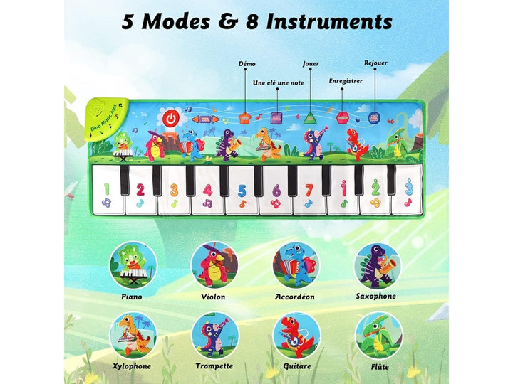 ALLAUGH - Tapis musical interactif pour enfants