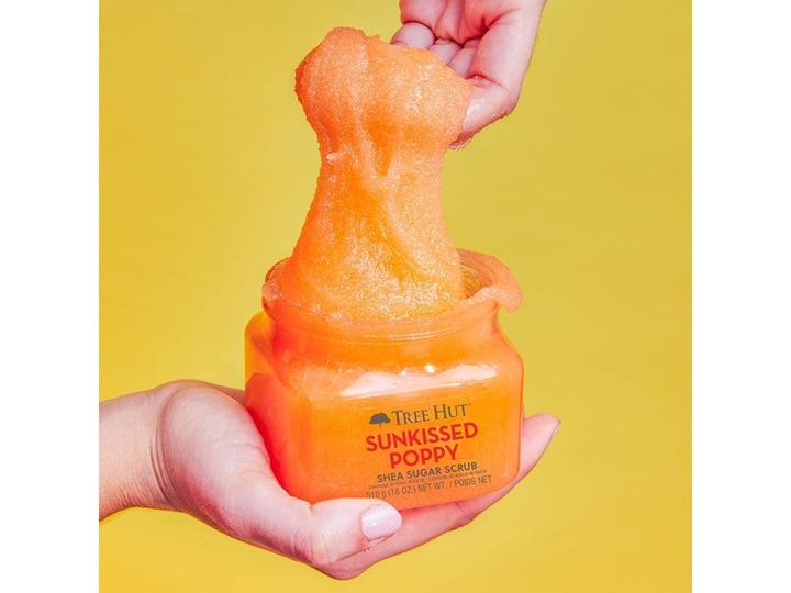 Tree Hut - Gommage au sucre de karité, Senteur Pavot Sunkissed - 510 g