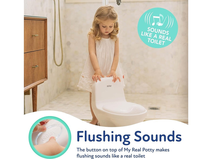 Pot Bébé NUBY Dr. Talbot’s – Avec Son de Chasse, Couleur Blanche