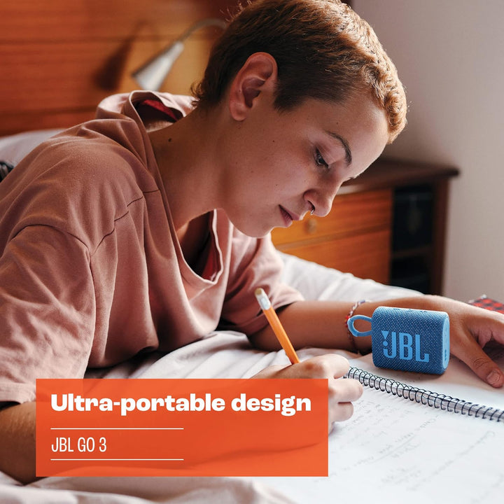 JBL GO 3 - Baffle sans fil Compacte et étanche - Autonomie 5h