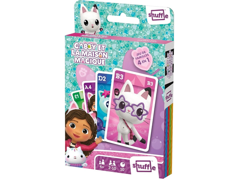 Shuffle – Gabby et la maison magique-  Jeu de Cartes Enfants & Famille