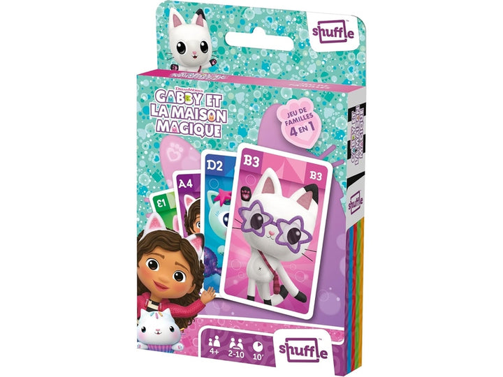Shuffle – Gabby et la maison magique-  Jeu de Cartes Enfants & Famille