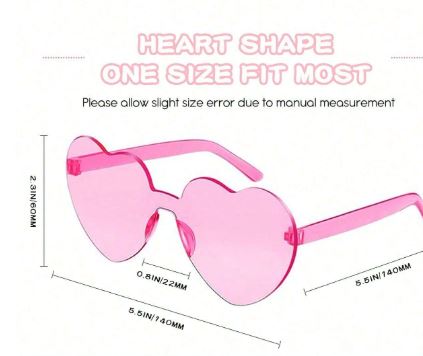 Lunettes chamarrées de couleurs bonbon avec des décorations en métal découpé , (couleur aléatoire)